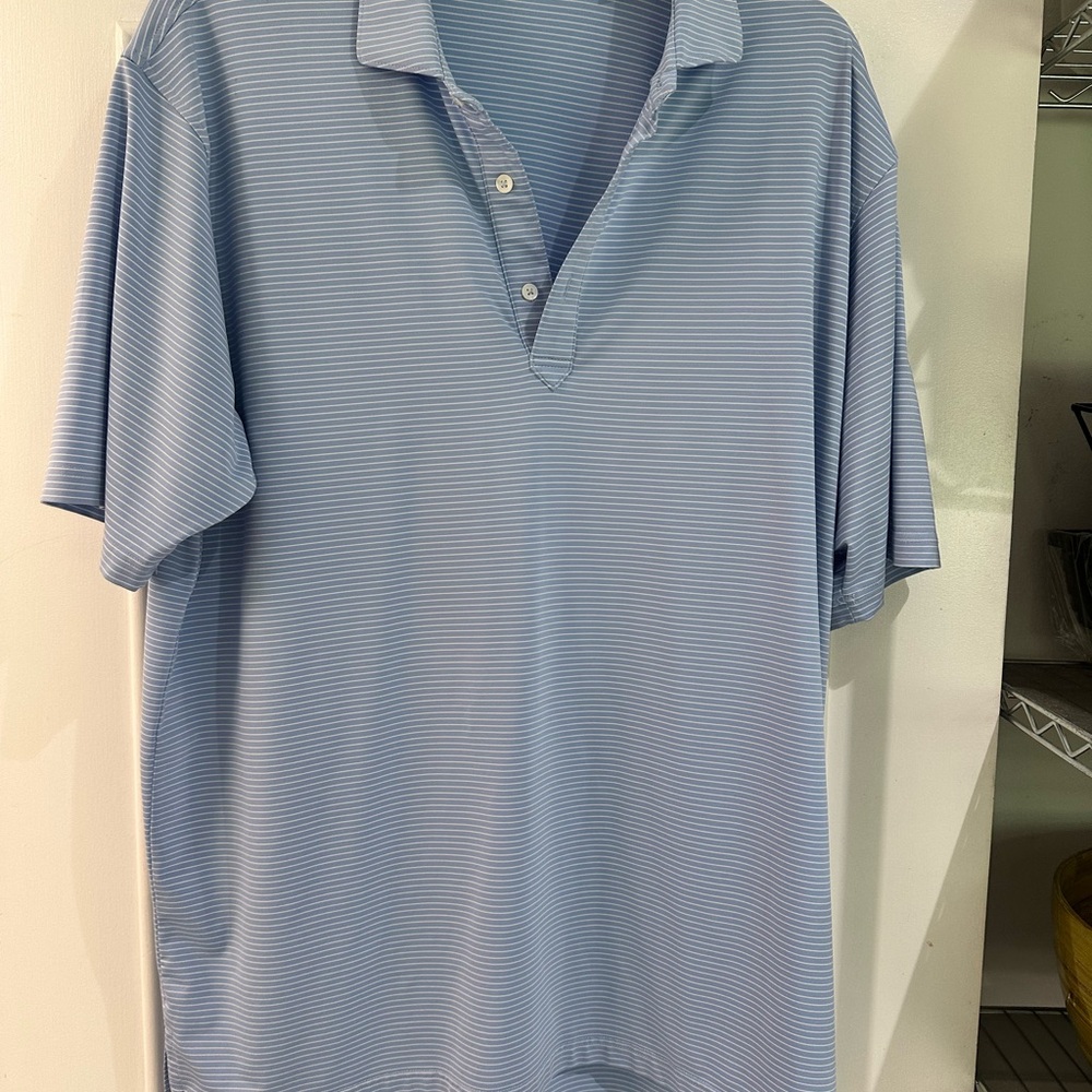 Paul Stuart Blue Polo Shirt Classic Fit